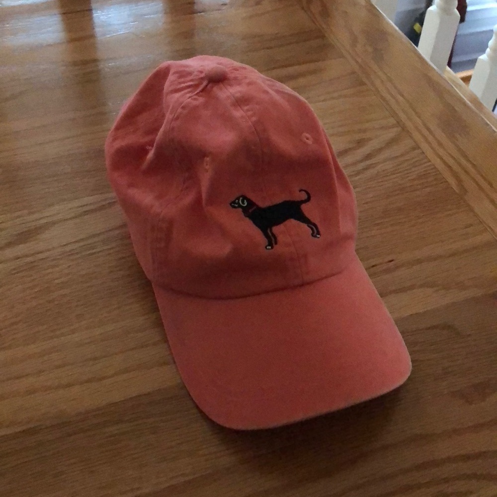Black dog coral baseball cap
